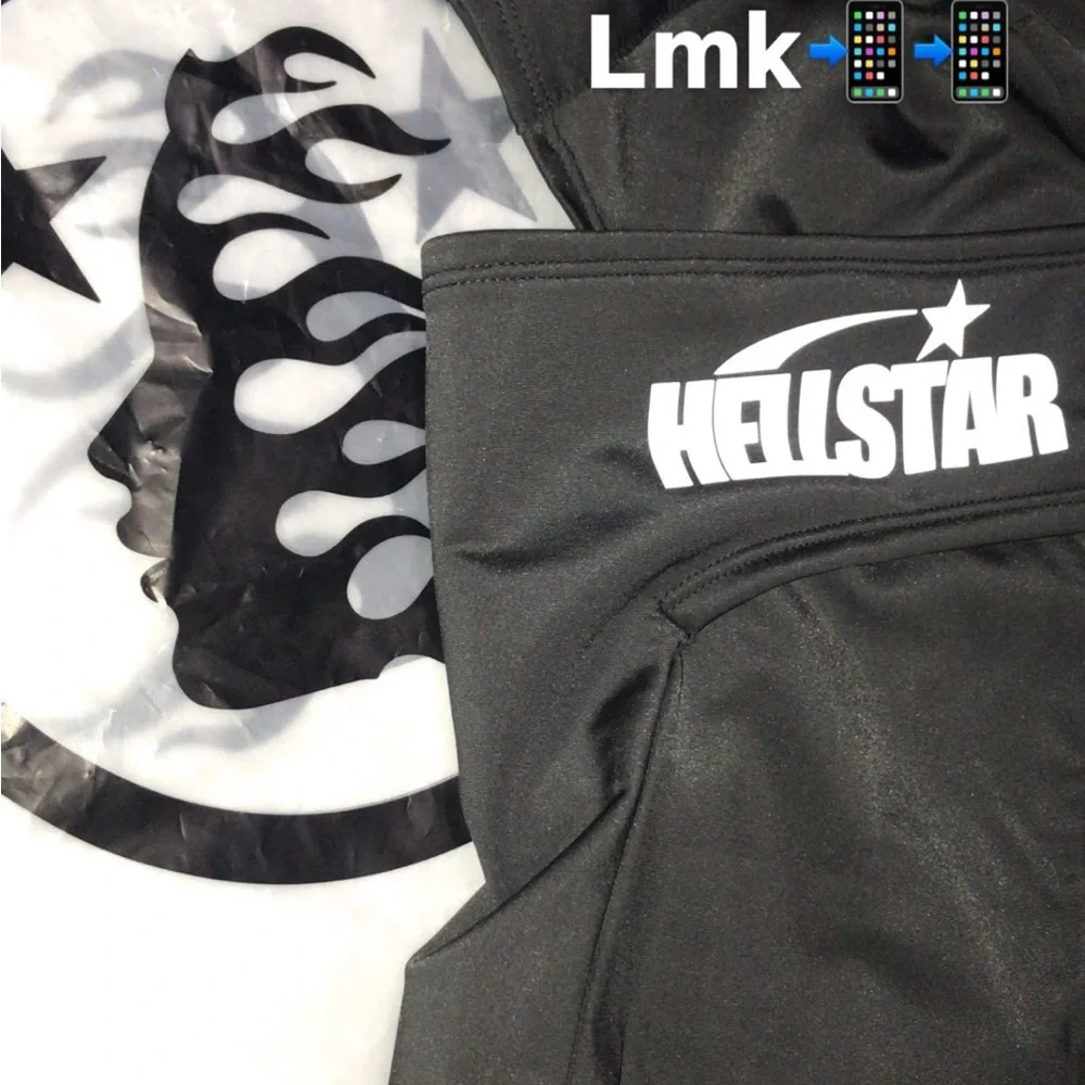 Hellstar Black Athletic Shorts